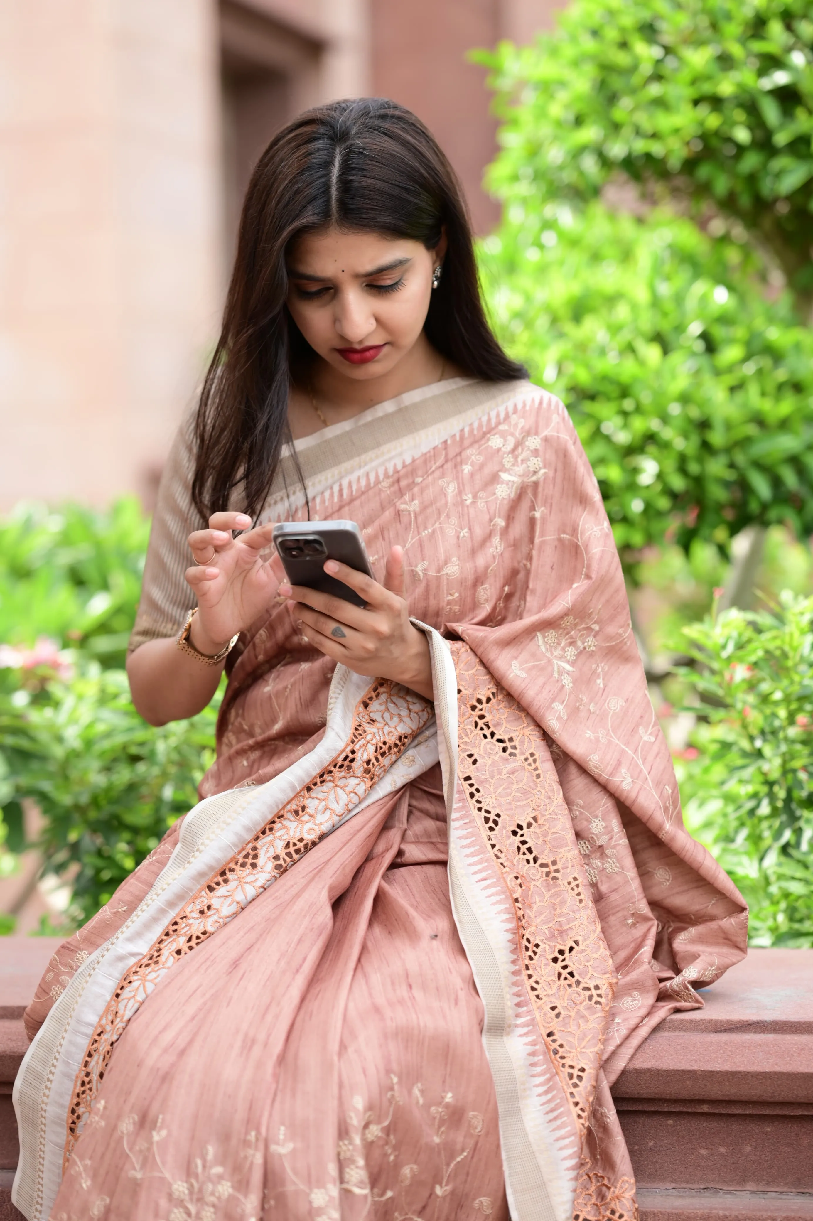 Buy Soft Cotton Tusser Premium Saree in Surat - Reseller Bazzar